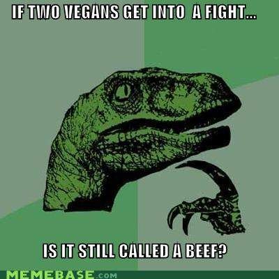 If two vegans meme